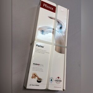 Pfister Parisa 1.2 GPM Single Hole Bathroom Faucet in a Brushed Nickel finish.